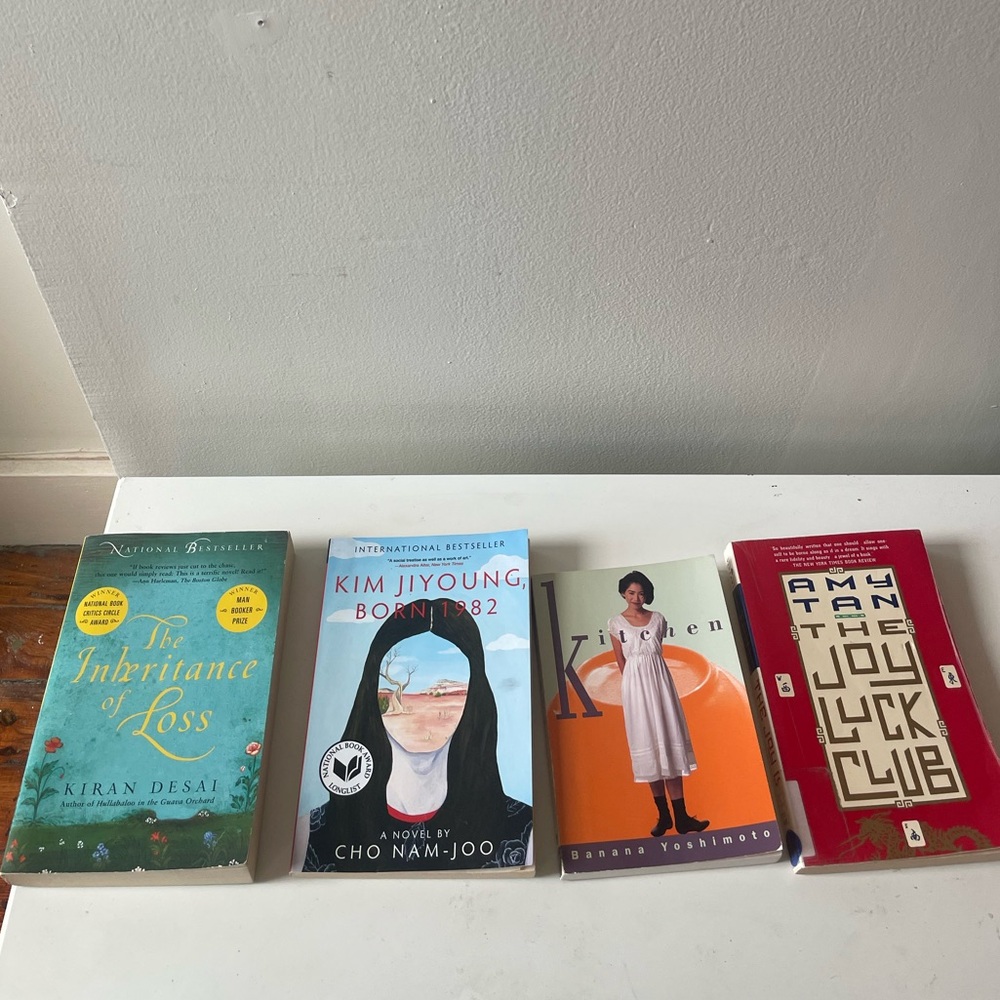 SOLD Assortment of 4 Modern Contemporary Asian Asian American Literature Good
